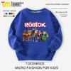 Bluza z kapturem Roblox dla dzieci - Pogrubiona, Długi rękaw, Bluza na jesień/zimę