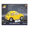 Jeux et jouets - cobi - fiat abarth 595 - jaune - modèle cobi-24514 - montage à assembler soi-même