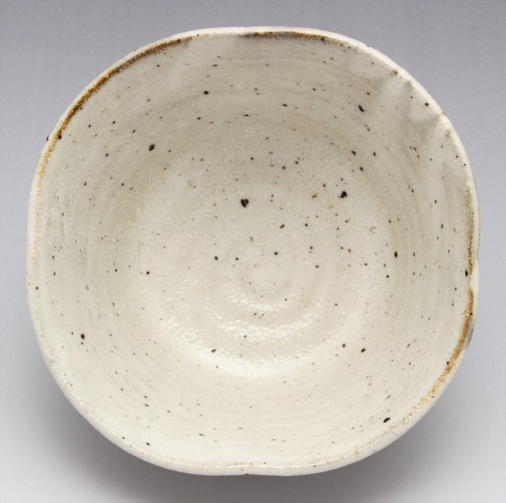 Utsuwa Roan Mino Ware Sanno Kiln Four-Push Small Bowl/Plate with Iron Powder Finish (134-0043)