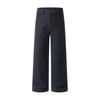 Solid color simple trendy brand slim-fit straight casual pants men's spring new trendy pure cotton long pants