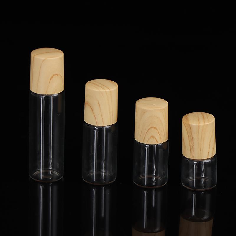 Flacon roll-on de 1/2/3/5 ml, fiole de parfum, reîncărcabile, goale, uleiuri esențiale de sticlă