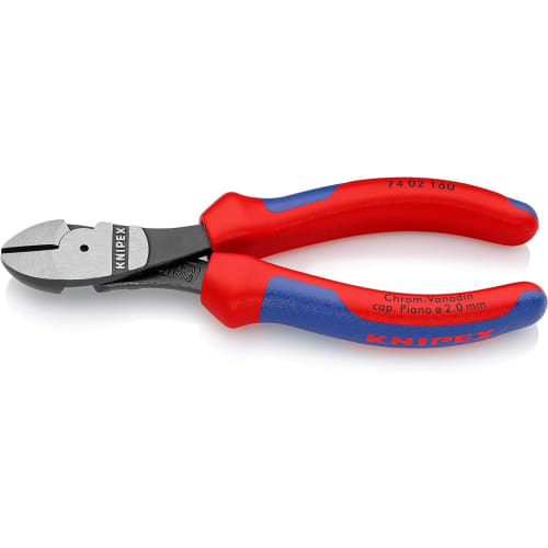 

KNIPEX 7402-160 Heavy-Duty Diagonal Cutting Pliers (for Hard Wire) (SB)