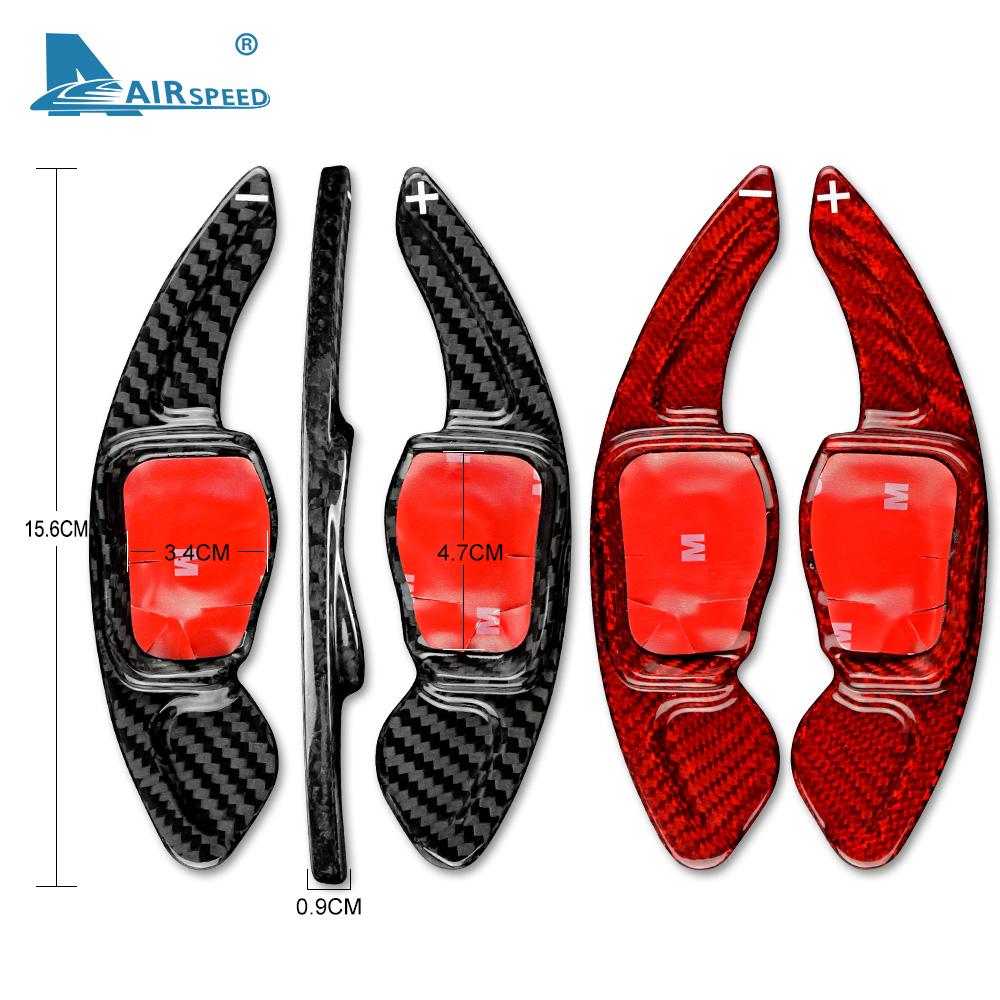 Carbon Fiber for Volkswagen VW Beetle Sharan CC Scirocco Tiguan Touareg Golf 6 Accessories Car Steering Wheel Extension Paddle