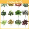 Indoor Faux Plant Leaves Bouquet High Quality Plastic And Silk Material