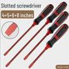 Japanese Industrial S2 Alloy Steel Screwdriver Set - Flat Cross, Super Hard, Free Shipping
