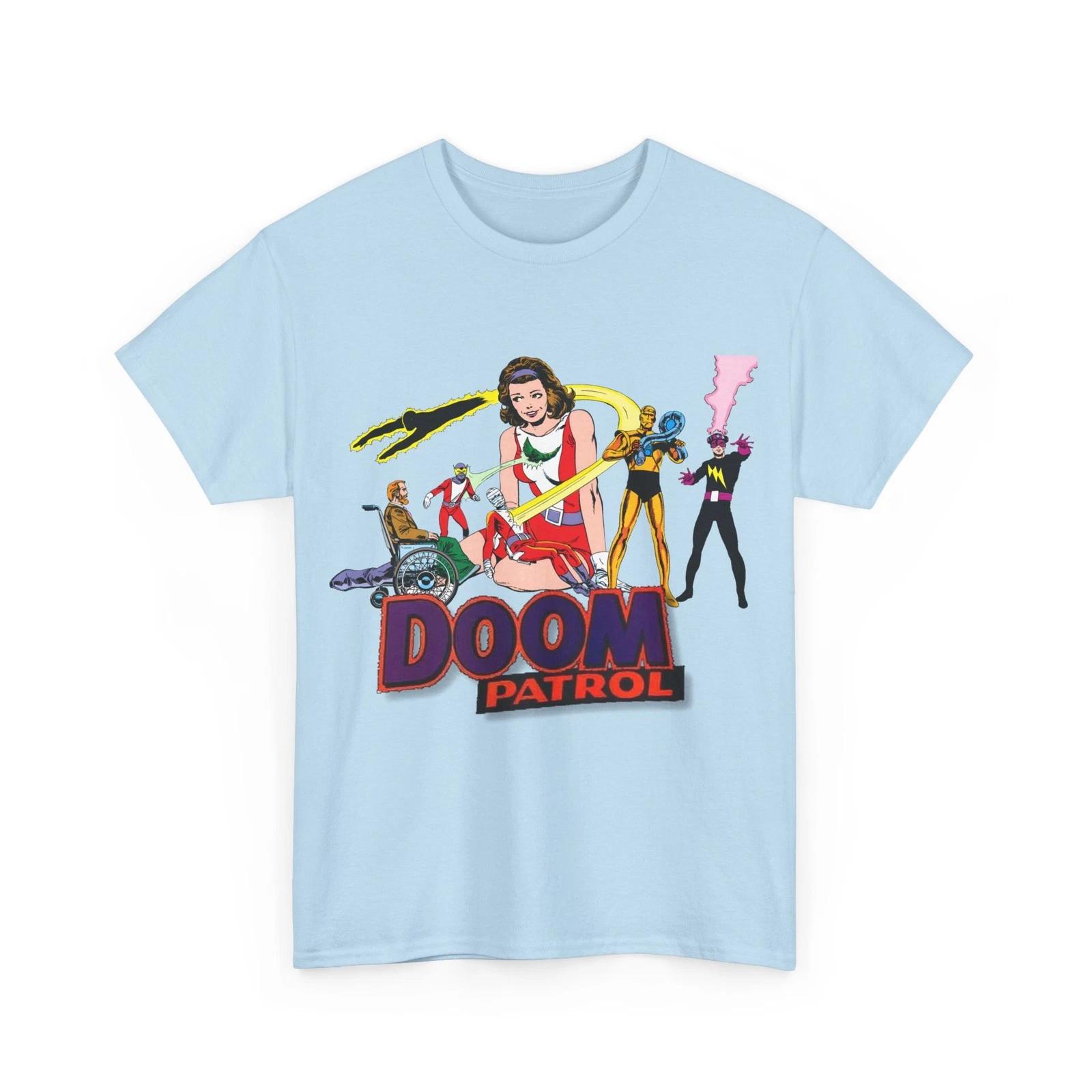 Doom Patrol T-Shirt - John Byrne Art - DC Comics - Beast Boy, Robotman, Mento XXL