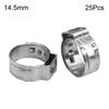 Sealing Various Hoses Single Ear Stepless Stainless Steel Hose Clamps