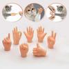 Teasing Design Finger Cat Toy Novelty Feature Mini Finger Puppet  For Pet Lovers