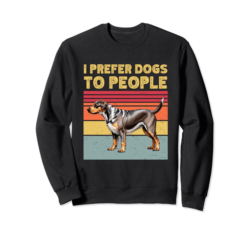 I Prefer Dogs To People Colombian Fino Hound Retro Style Dog Sweatshirt
