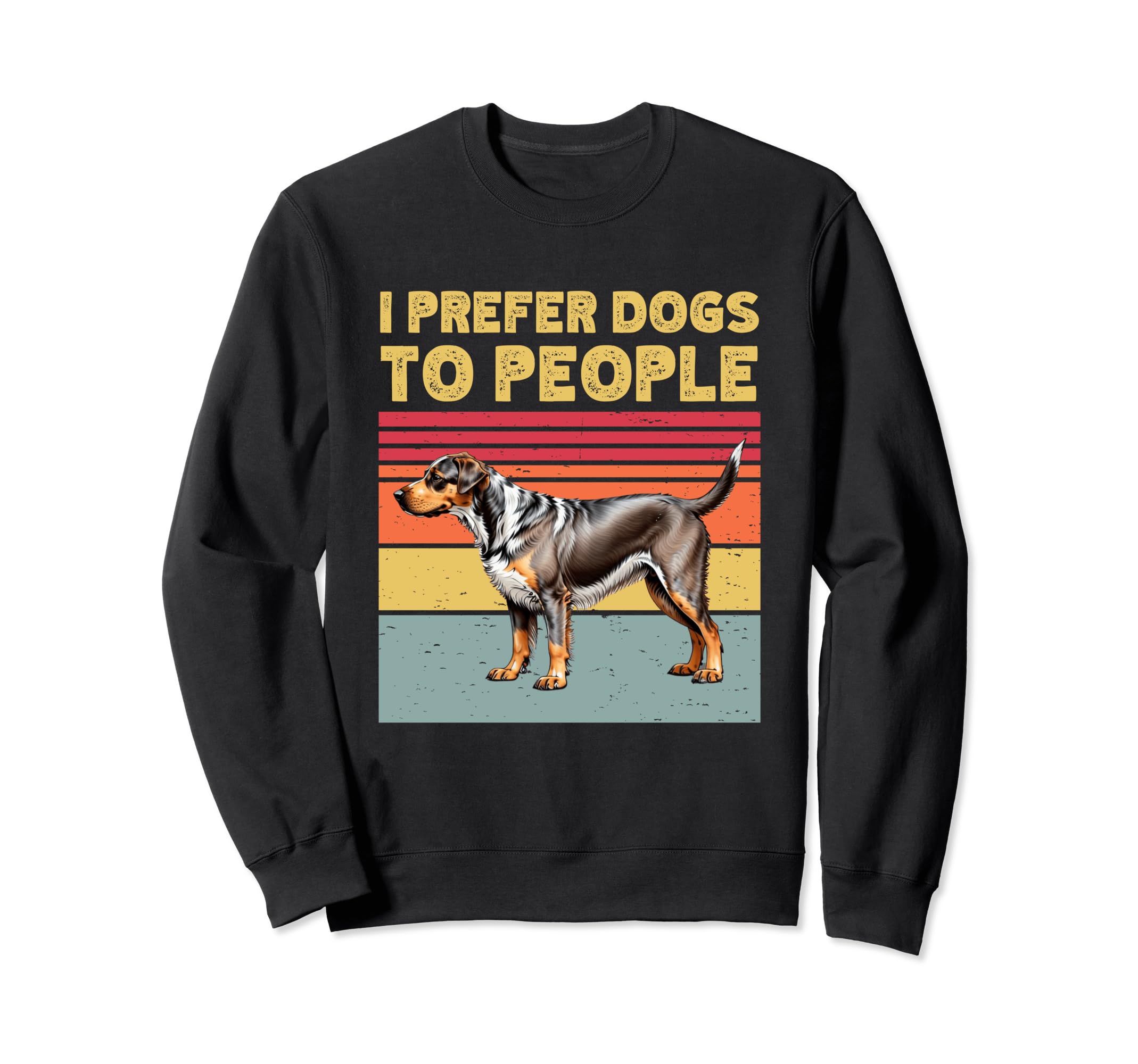 

I Prefer Dogs To People Colombian Fino Hound Retro Style Dog Sweatshirt