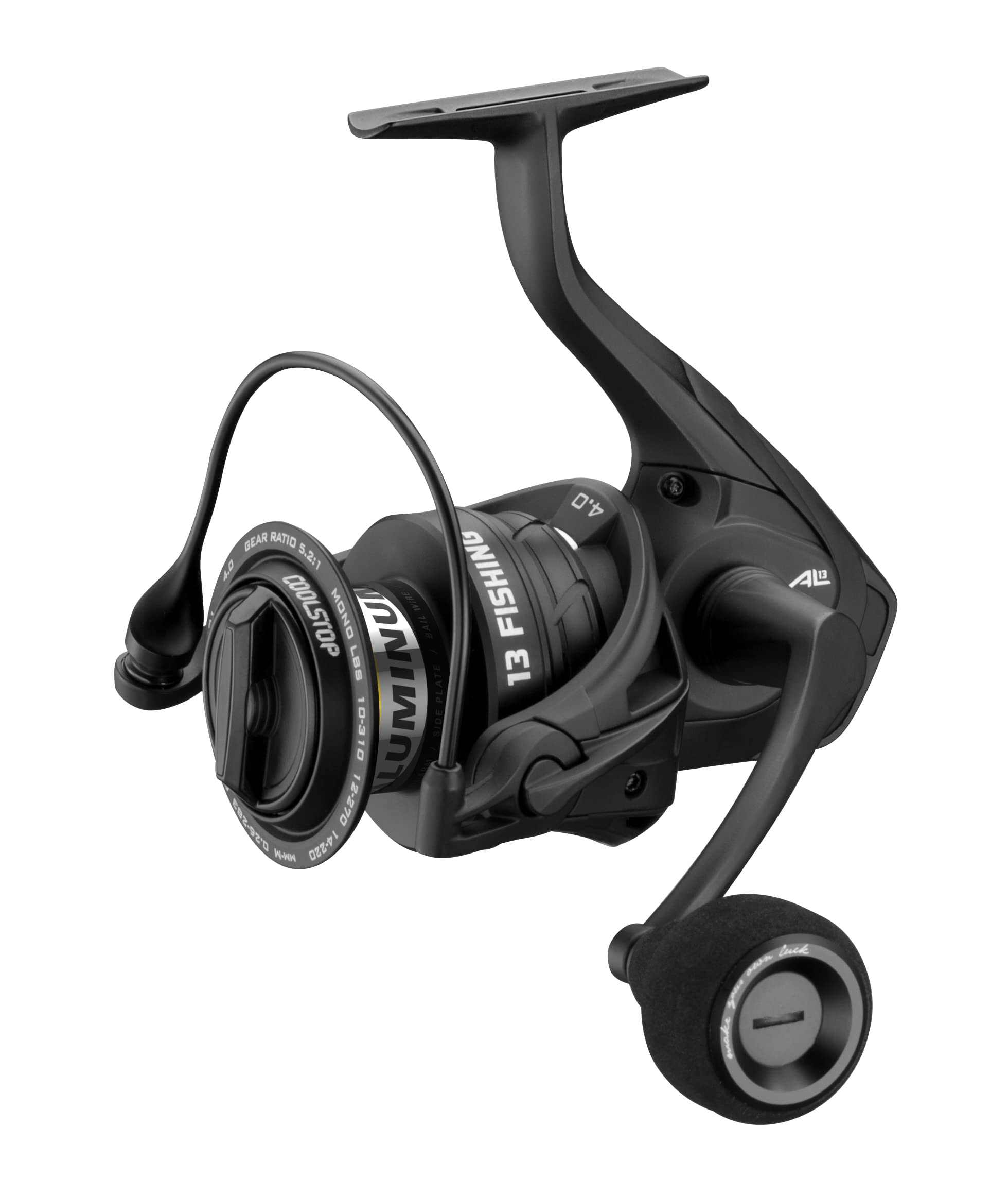 

13 FISHING AL13 Spinning Reel Power Ratio Size Black - - 5.21 - 6.0 (Salt) - AL13-5.2-6.0