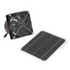 Solar Powered Exhaust Fan Monocrystalline 50W 12V 6.5 Inch Solar Panel Fan Kit with Protective Net Support 24 Hours