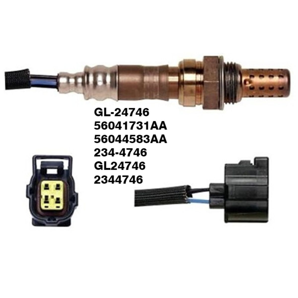 Suitable for jeep oxygen sensor gl-24746 56041731aa 56044583aa 234-4746; gl24746; 2344746