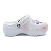 Crocs Classic Platform Lined Clog Childish Pink EVA Fashion Hole Shoes Women's White Pink