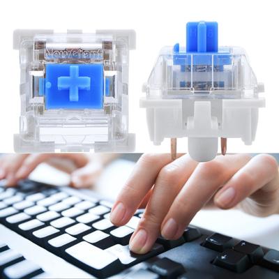 10 kompiuterių mechaninio klaviatūros jungiklio plokštės montuojamas mėlynas jungiklis, skirtas NewGiant RGB serijai