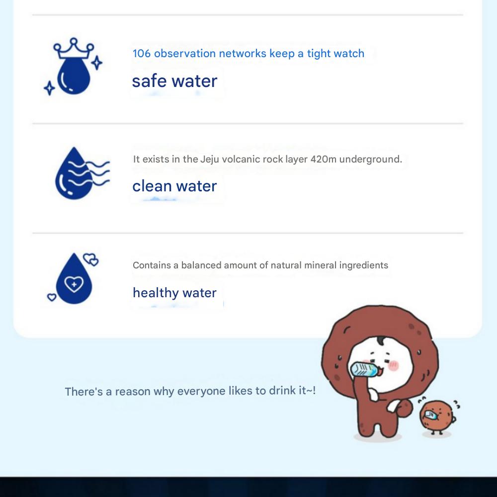 Jeju Samdasoo mineral water, 330ml x 20 bottles