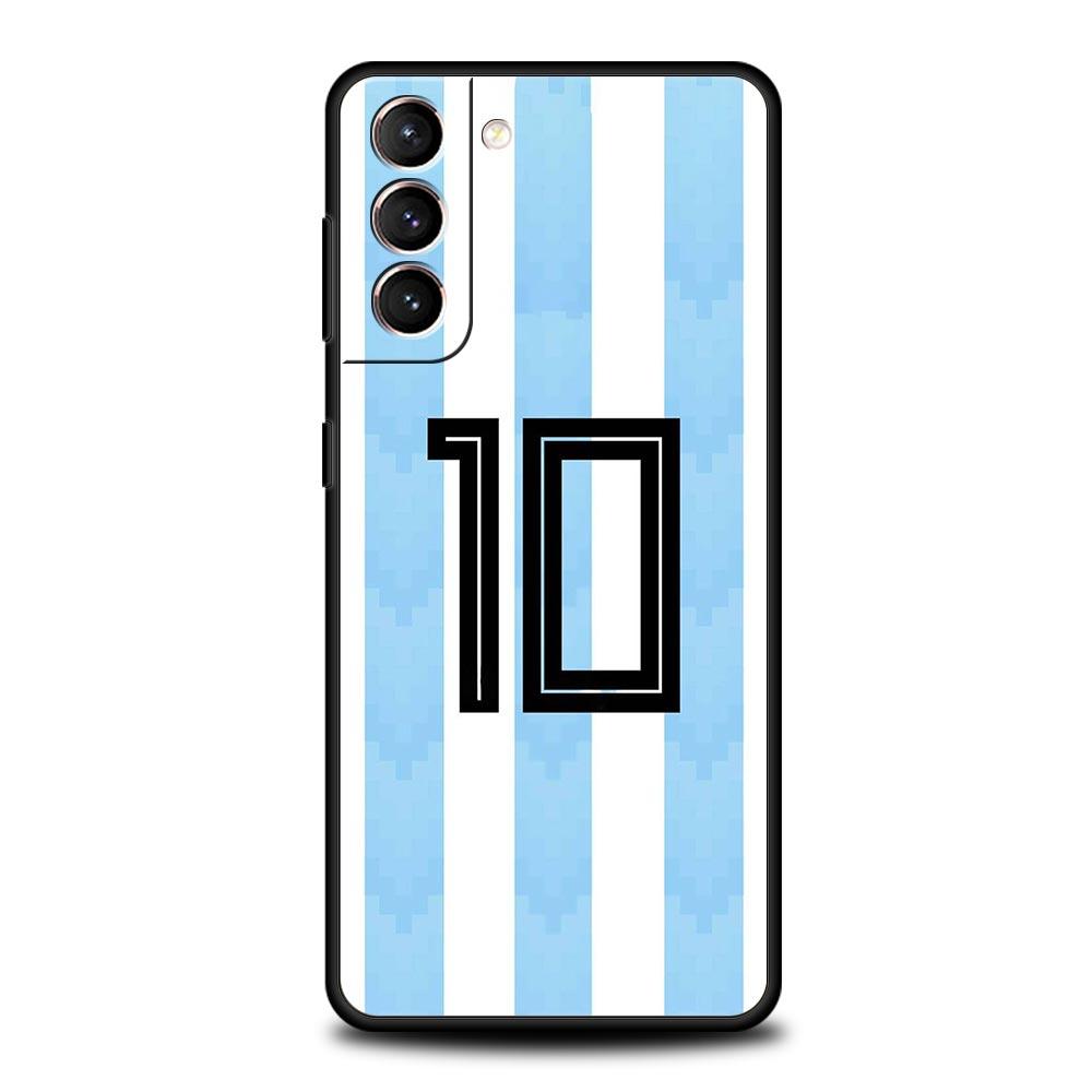 Football 10 Player Phone Case for Samsung Galaxy S25 S24 S23 S22 S20 S21 FE Ultra S25 Edge S10 Plus 5G Soft TPU Cover Fundas Bag samsung s10