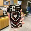 Love Heart Phone Case For iPhone 11 Case iPhone 14 Pro 13 12 Pro Max 13promax Shockproof Silicone Electroplate Bumper Cover Capa