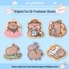 Car Scented Paper Freshener - Cute, Long-lasting Fragrance Odor Eliminator Pendant for Car Interior