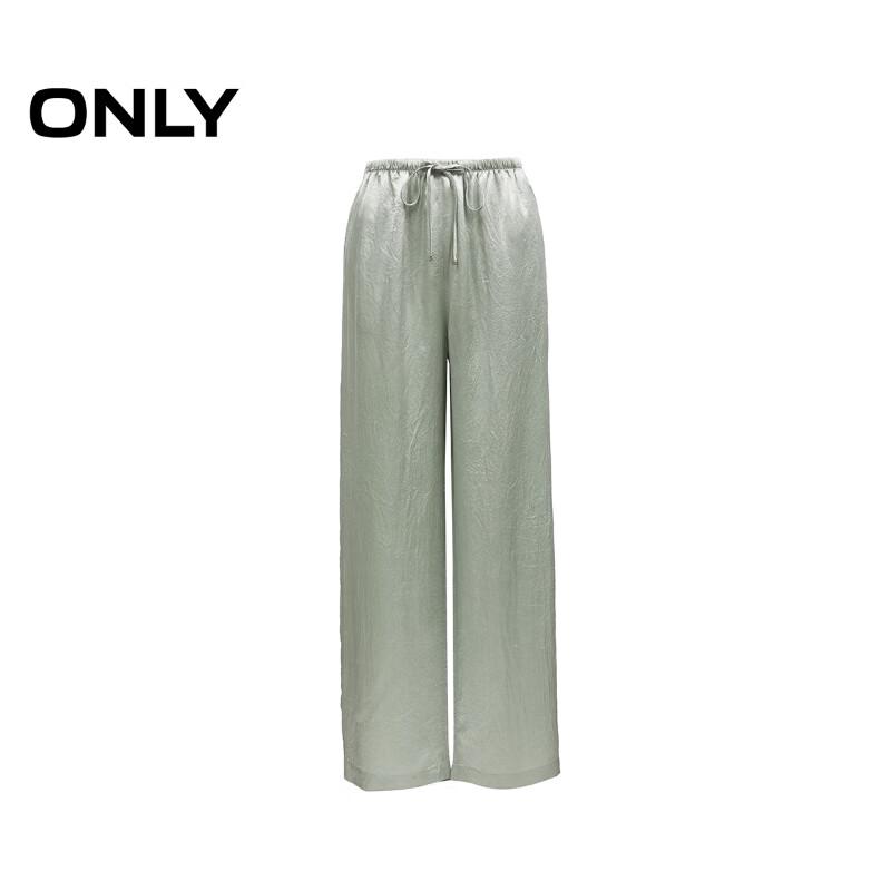 ONLY Women's 2024 Summer High-Waist Straight-Leg Casual Pants