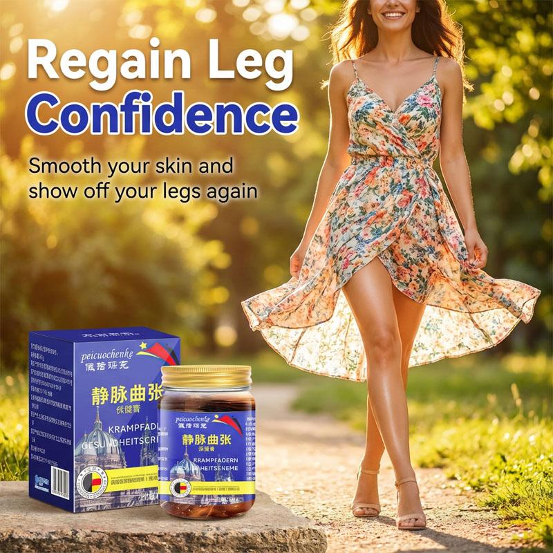 

Leg Massage Cream for Varicose Veins - Promotes Blood Circulation & Relieves Muscle Fatigue - Fast Absorbing & Non-Greasy