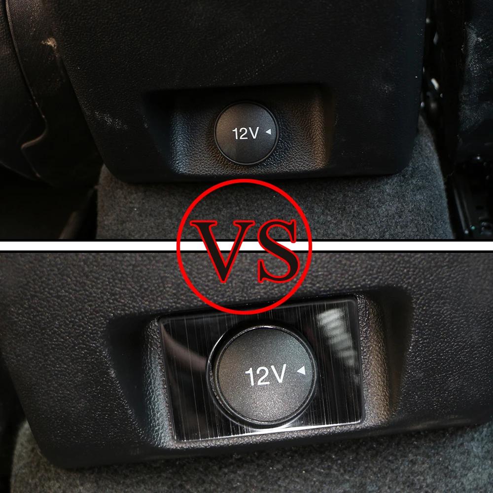 For Ford Focus 4 MK4 2019 2020 2025 2025 Accessories Rear Charging Power Button Panel Sticker Decoration Cover Interior Trim