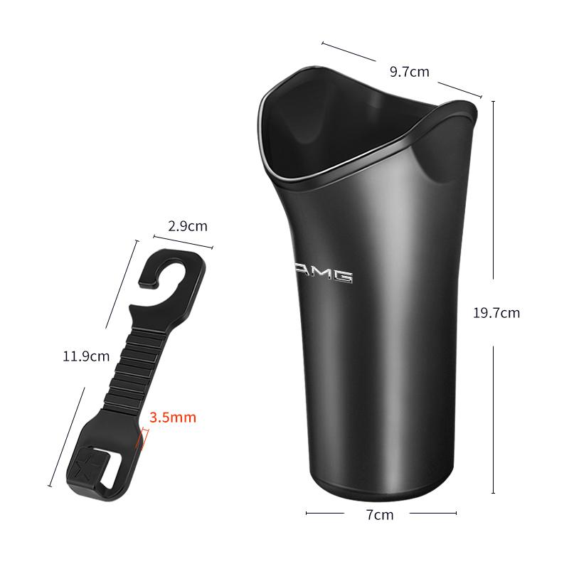 1Pcs Multi-Function Auto Car Holder Bucket Storage Box Car Goods For Mercedes Benz AMG GLE GLS GLC CLA GLB ML C500 C200 C300 W204 W206 W205 W212 W203