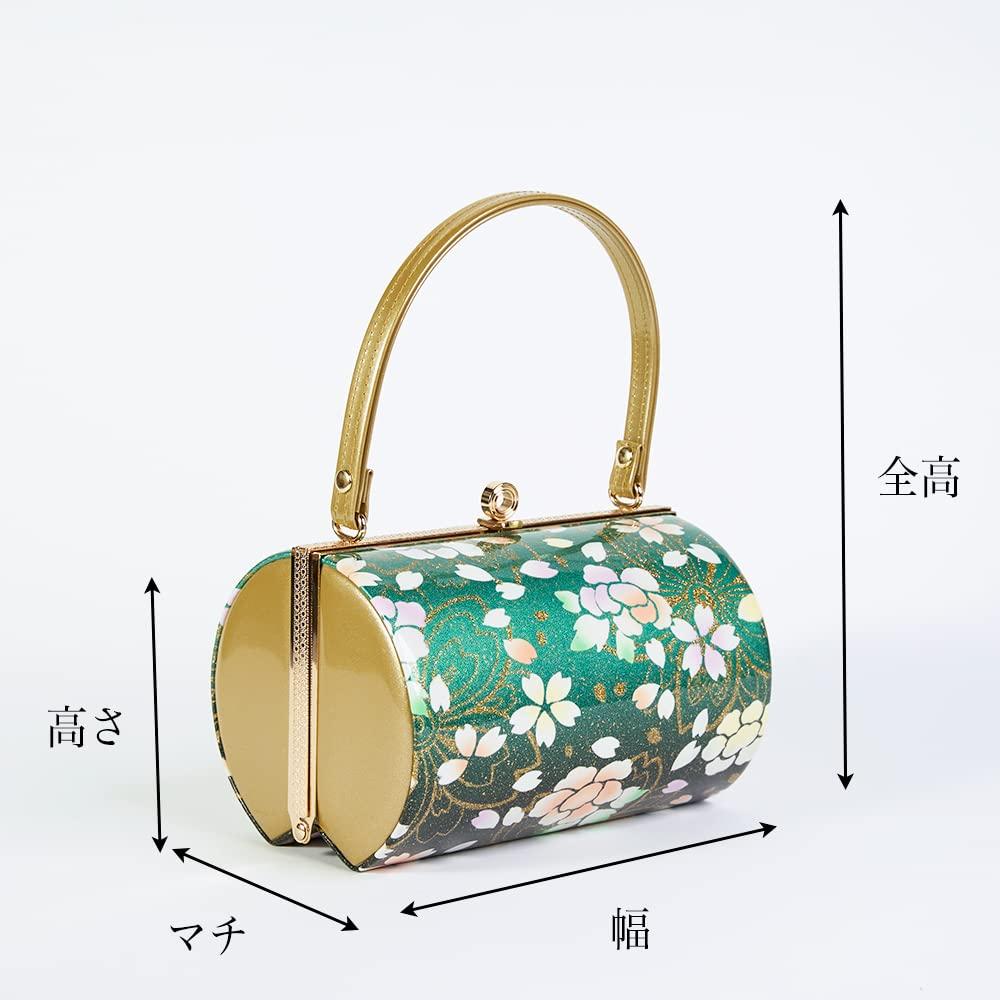 Zori Tasche Abschluss Grün kj06X01Y02 [watmosstyle] Set, Furisode, Hakama, Volljährigkeitszeremonie, Zeremonie, Hochzeit,