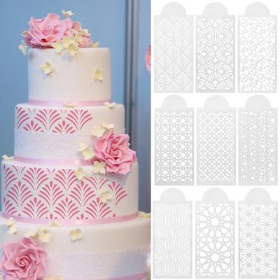 Tools Baking Cookie Bakeware Cake Stencil Sugar Sieve Mold Baking Templates Fondant Printing