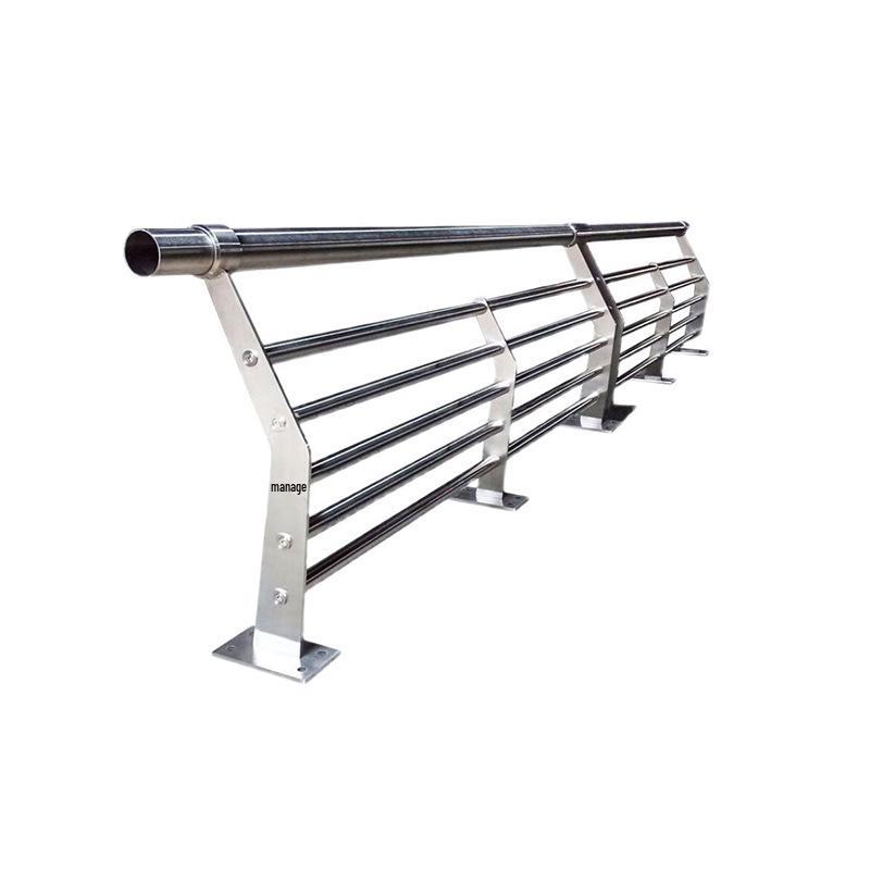 Stainless Steel Composite Pipe Bridge and Highway Guardrails, River Landscape Railings, and Isolation Barrier Installation