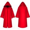 Medieval Wizard Hooded Cloak: Five Colors, Long Sleeve Cape, Halloween Grim Reaper Costume