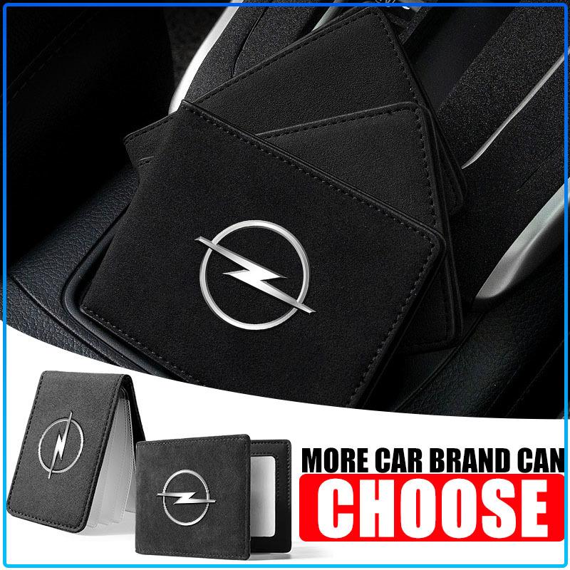 Portable Car Driver License Holder PU Leather Card Bag For Opel Astra H G Corsa Insignia Astra Antara Meriva Zafira Interior
