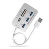 Ergonomic USB3.0 Card Reader and Hubs for Enhanceds Laptop and Desktop Functionality