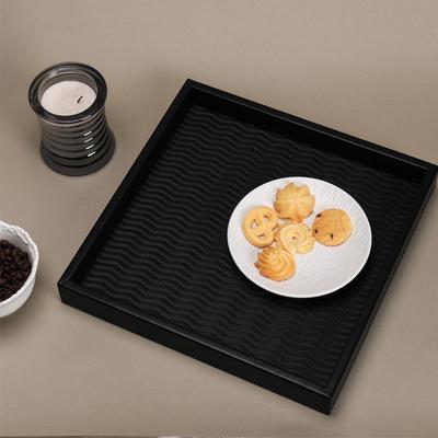 Duomo Minimalist Leather Aroma Diffuser Tray for Home Decor and Storage.