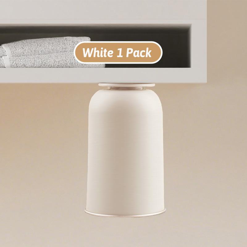 New Magnetic Toothbrush Cup Stainless Steel Sleek Minimalist Design Dual Function Rinsing/Drinking Drainage Dustproof Anti-Scale