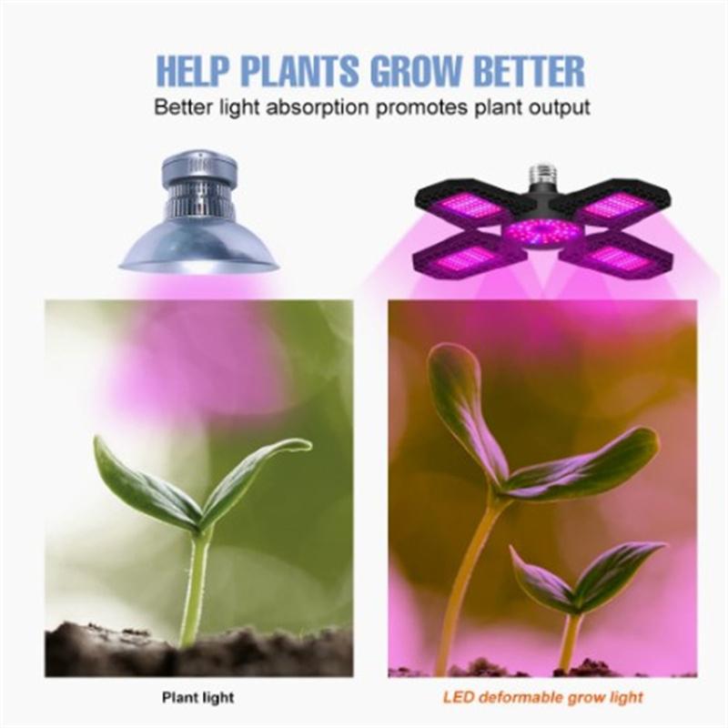 Ac85-265v Led Grow Light Plant Seed E27 Full Spectrum Hydroponic Lampara Panel Bombilla Grow Tent