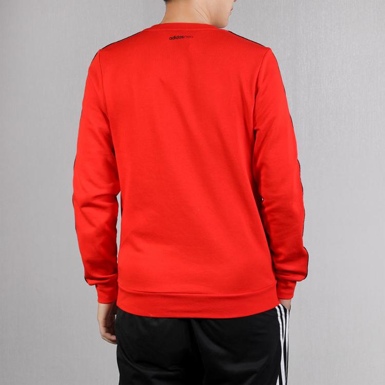 Adidas Neo UT Sweat Crewneck Pullover Sport Sweatshirt Men Sweatshirt Red EI4351