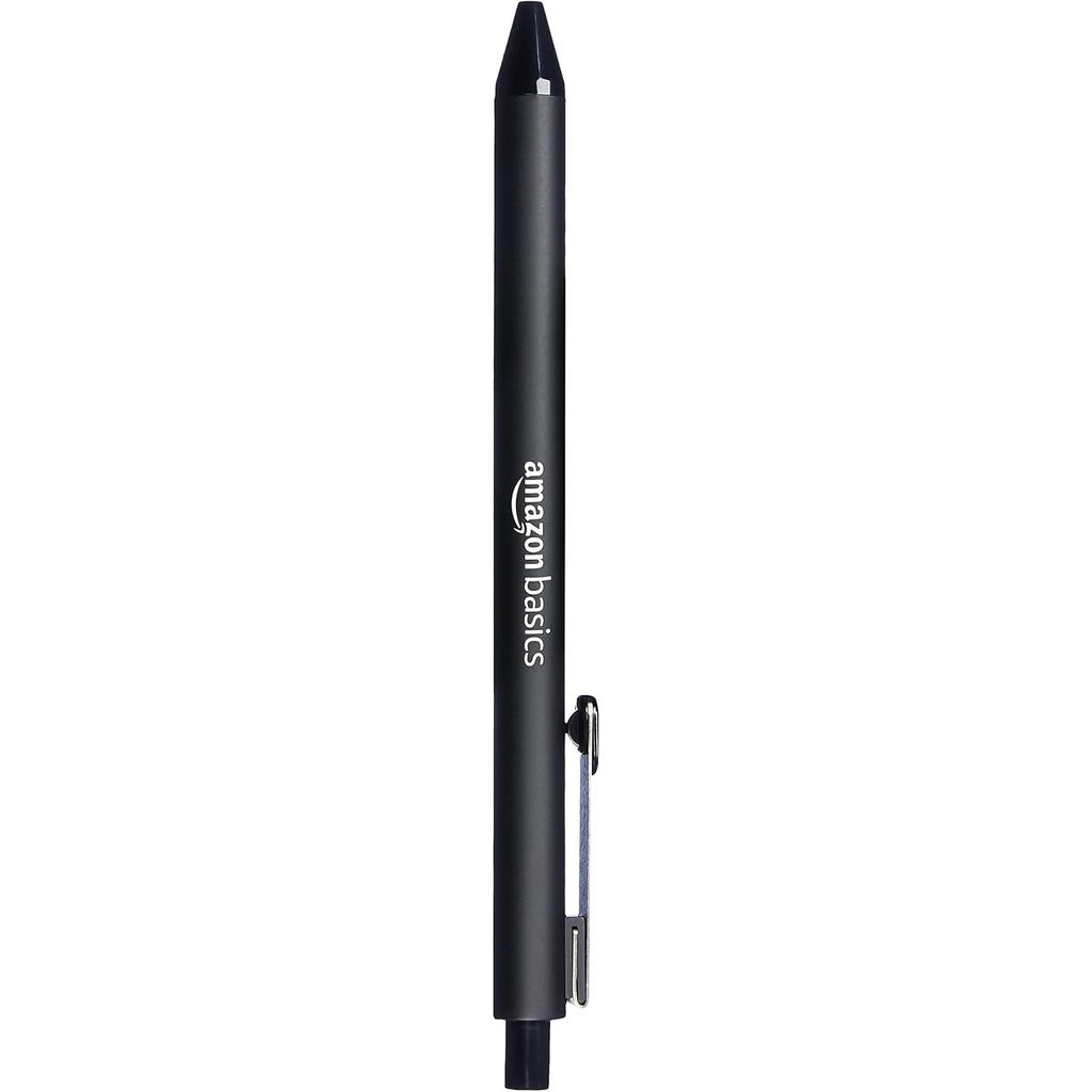 Amazon Basics Ballpoint Black Pens, 1.2mm, 12-Pack,