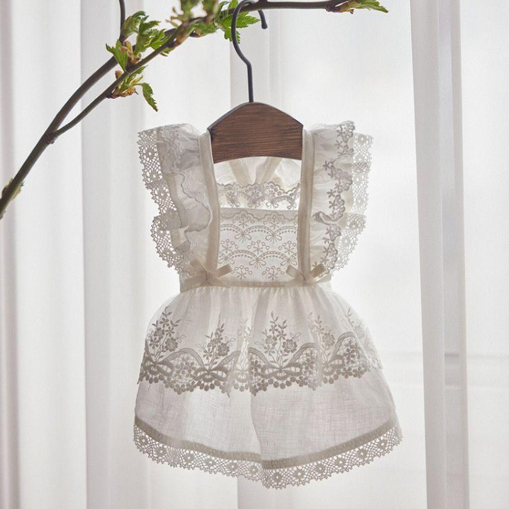 Soft Pet Summer Clothes Lace Cat Flying Sleeve Skirt Pet Supplies Pet Princess Dress  Summer