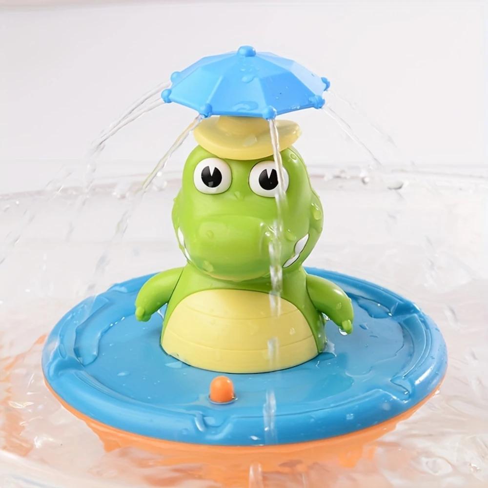 Baby Bath Toys Perfect For Bathtub Fun  Pool Sprays - 6 Pcs Water Jet Style Cute Crocodile Shape Infant Ideal Holiday Gift