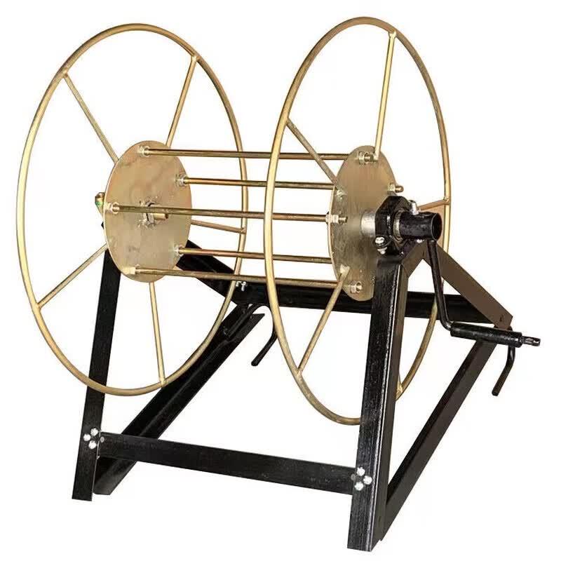 Handkurbel-Kabeltrommel mit Lager und Haken