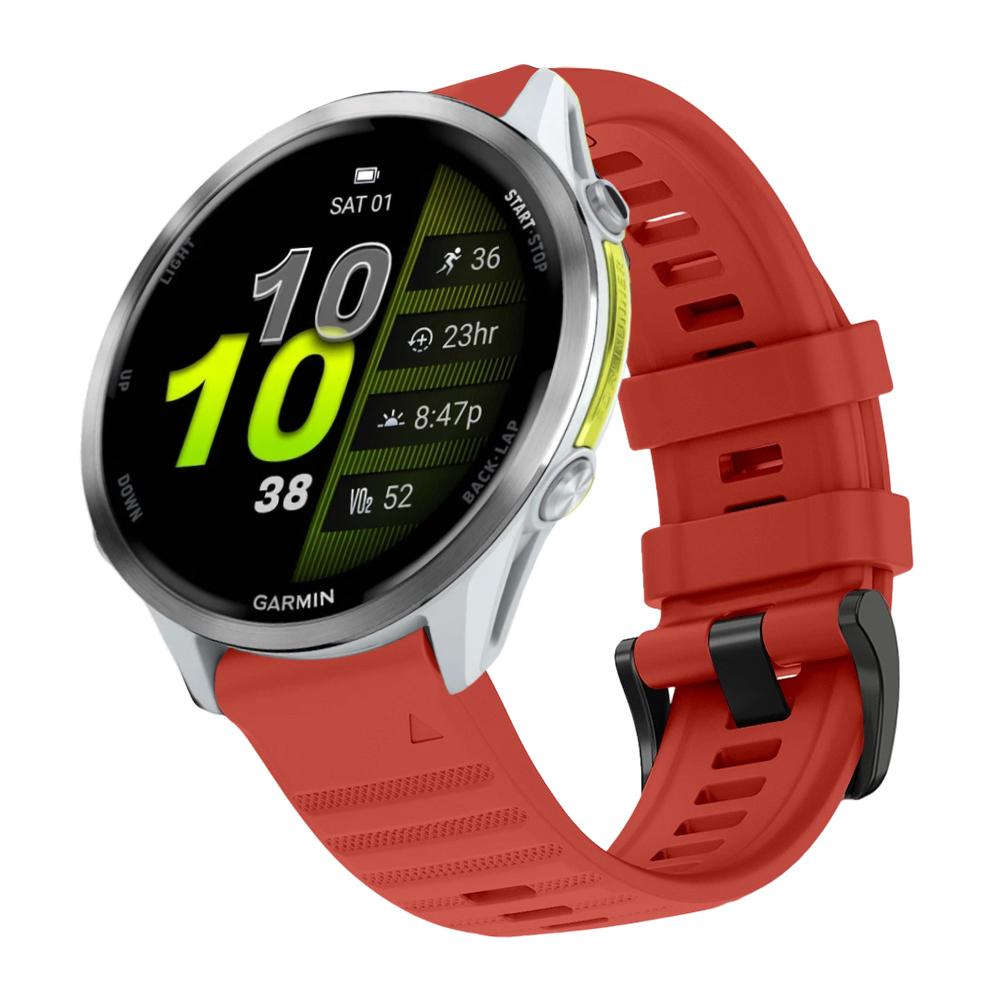 Silicone Watch Strap for Garmin Forerunner 970/965/955 Water-proof/Lightweight/Comfortable Outdoor Band for 22/26mm Quick Fit