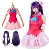 Hoshino Ai Cosplay Costume Stage Dress Hoshino Ai Cosplay B Komachi Oshi No Ko Cosplay Adult Costume School Festival Event [NOKIJP] (Hoshino Ai, L)
