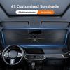 Auto Frontscheiben-Sonnenschutz Lichtabweisender Schirm für Volvo Xc60 Xc90 V40 V60 S60 V50 V90 S80 C40 XC40 V70 XC70 C30 EX90