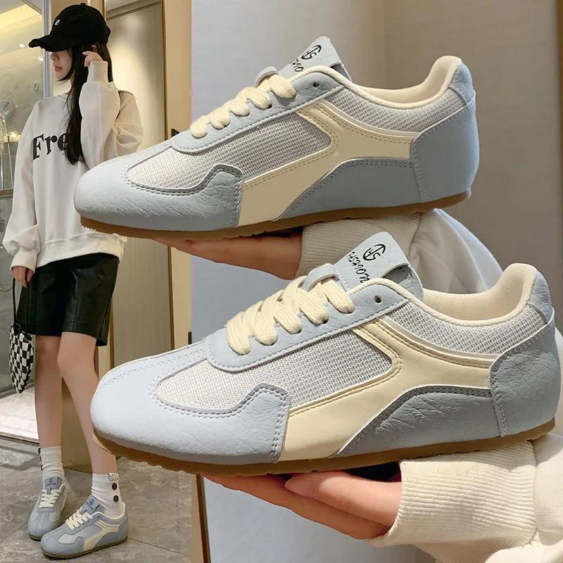 Fashion Casual Sport Sneaker Women Flats Shoes Mesh Sandals 2025 Trend Summer Comfort Breathable Soft Sole Running