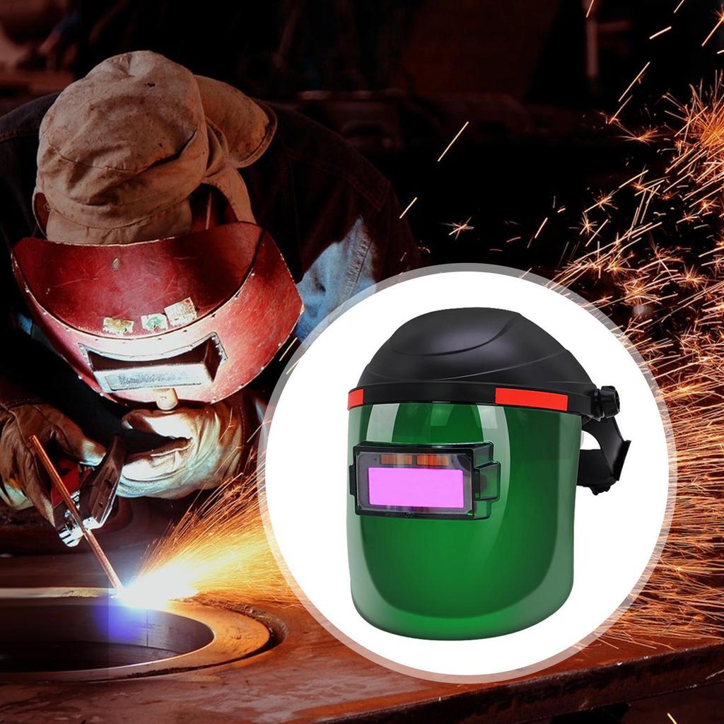 Solar Welding Helmet, PC Powered Welder Hood for Grinding