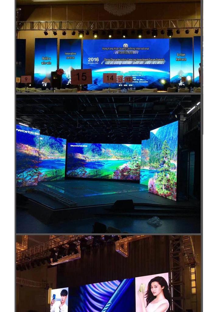 Outdoor P3.91 Waterproof Full-Color LED Display Screen for Events and Conferences