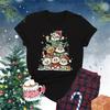 Christmas Cat Tree Shirt, Cat Lover Christmas Shirt, Christmas Cat Mom Shirt