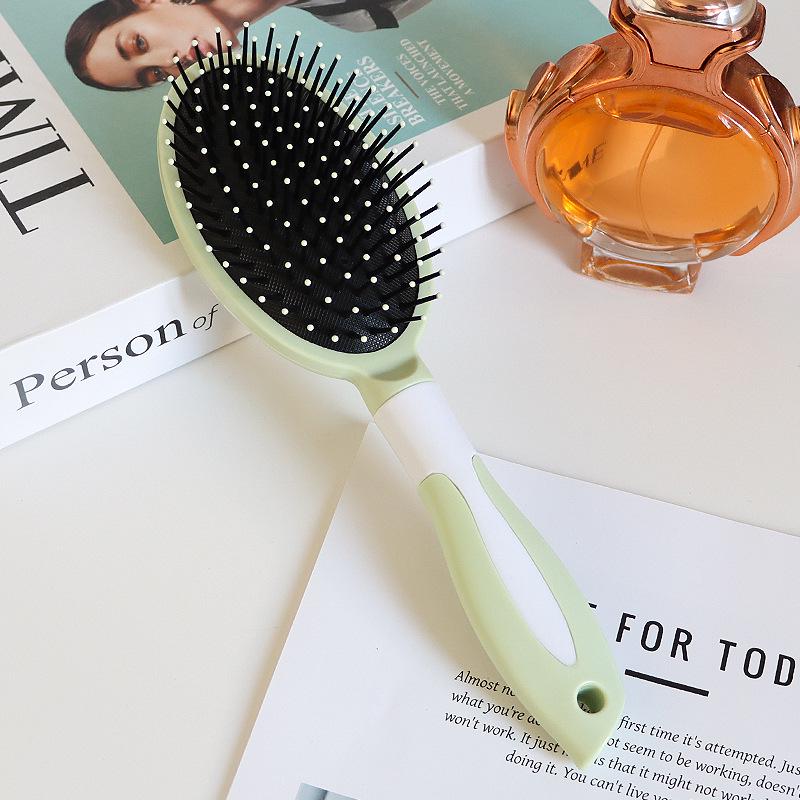 Elastic Air Cushion Paddle Comb: Ideal for Straight or Curly Hair Styling