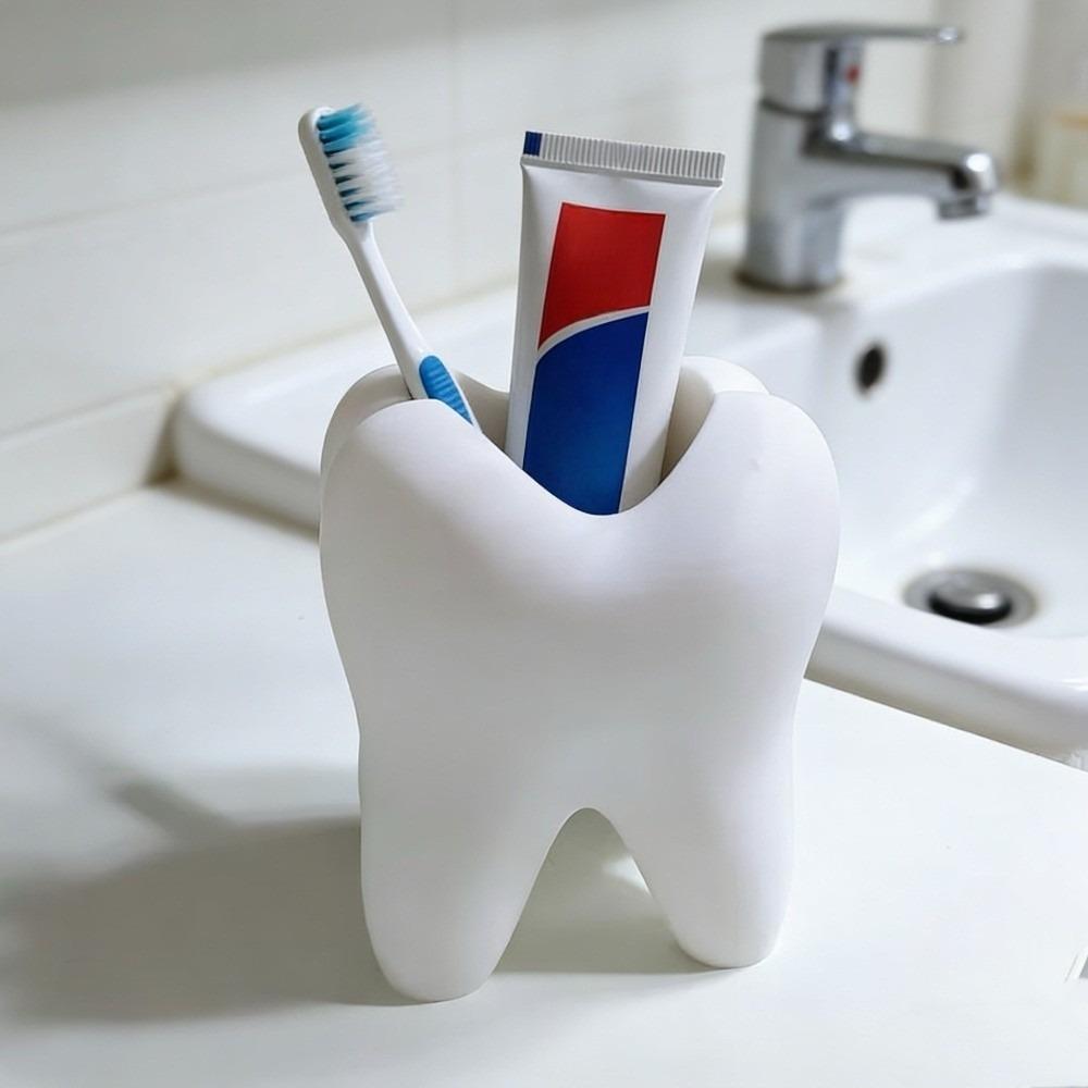 Creative 3D Printing Toothbrush Holder Multi-functional Toothbrush Rack Gift for Dentist